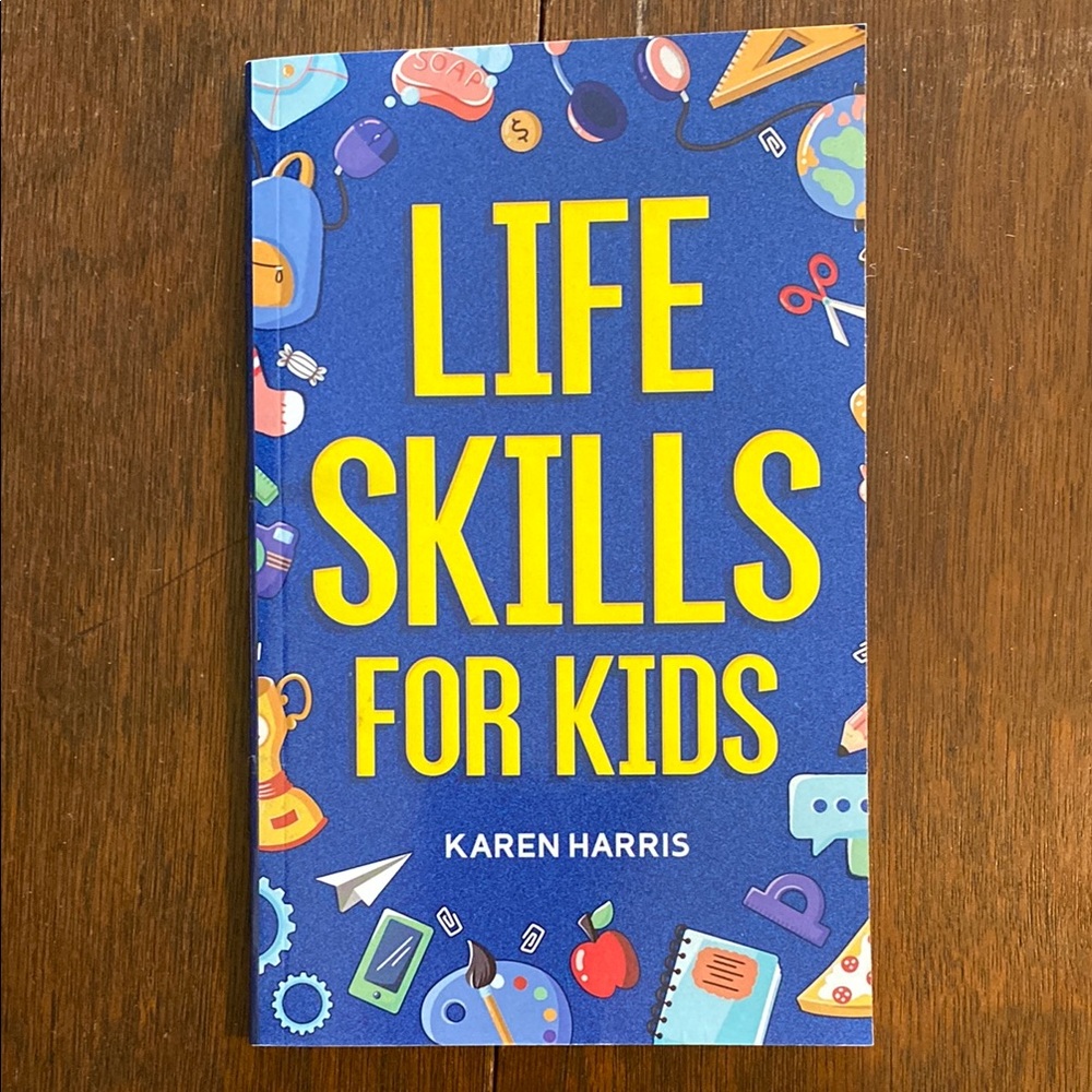 Life Skills for Kids Educational Book - Blue and Yellow